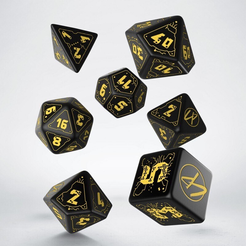 Набор кубиков Cyberpunk Red RPG Dice Set Wet Work, 7 шт.