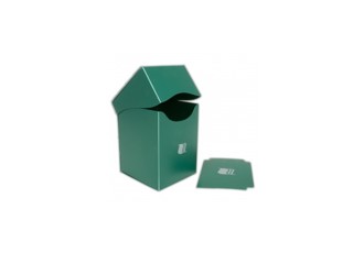 Коробочка пластиковая Blackfire вертикальная - Зелёная (80+ карт)