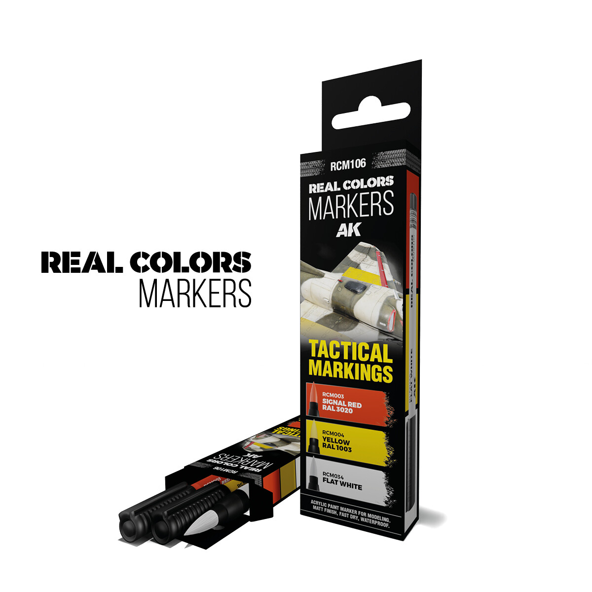 AK SET 3 REAL COLORS MARKERS TACTICAL MARKINGS RCM106