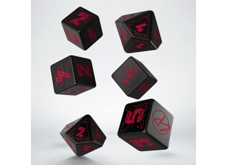 Набор кубиков Cyberpunk Red RPG Essential, 6 шт