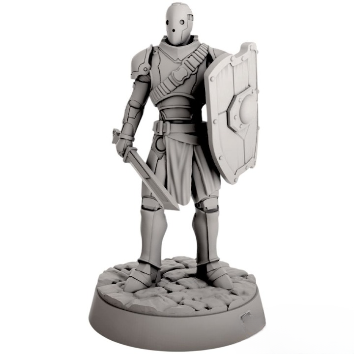 Миниатюра "Механический воин"