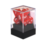 Набор кубиков для RPG "Единорог" 7 шт. красный