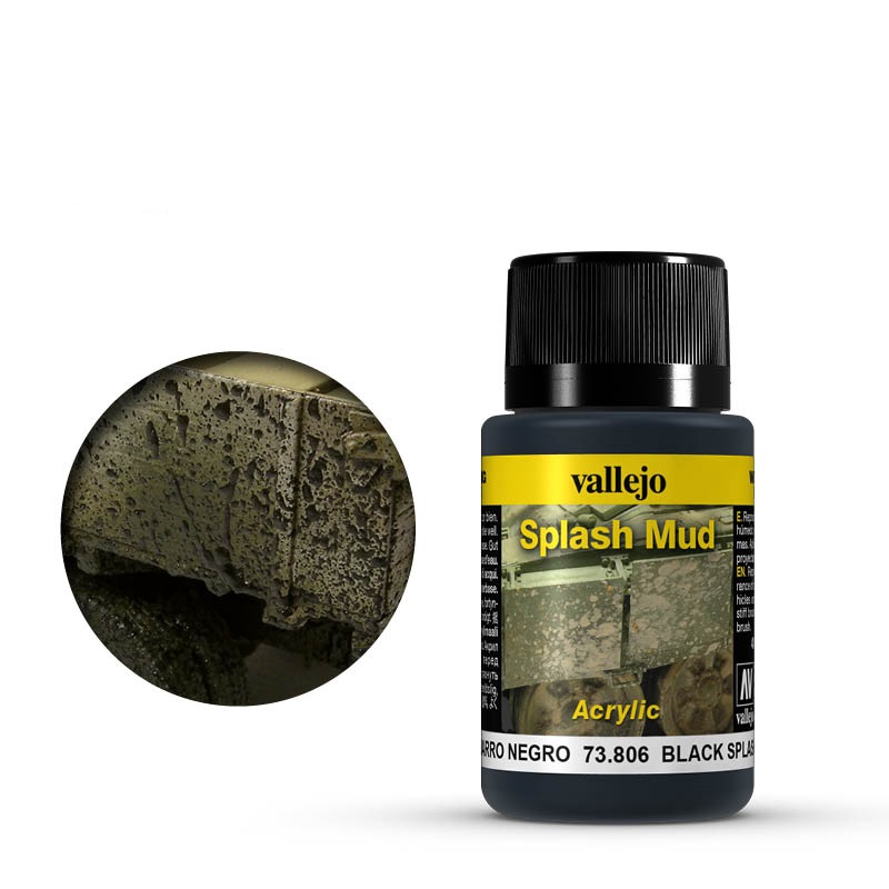 Vallejo Splash Mud: Black 73.806 (40 мл)